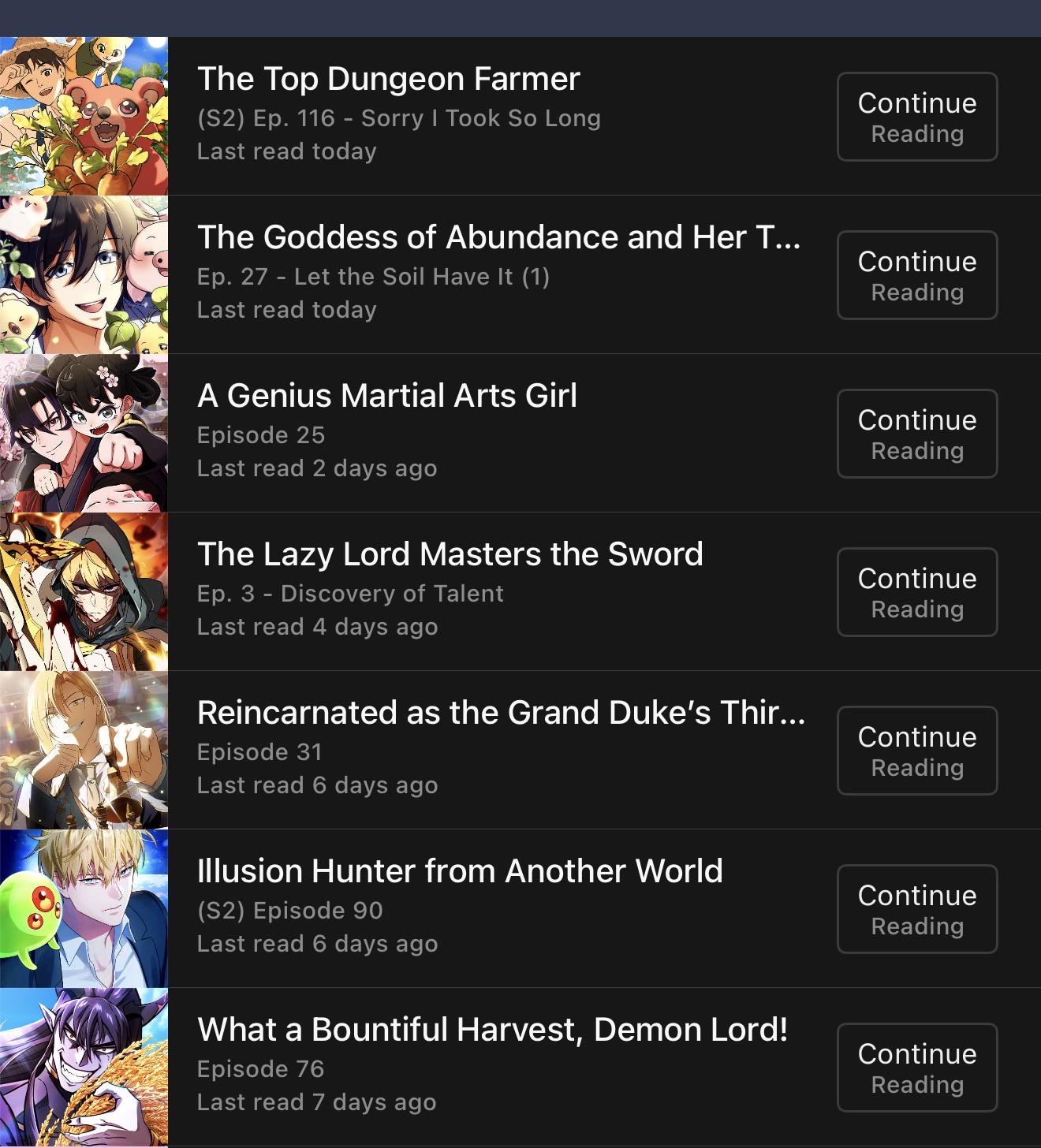 Does anyone have recommendations if I enjoyed these webtoons