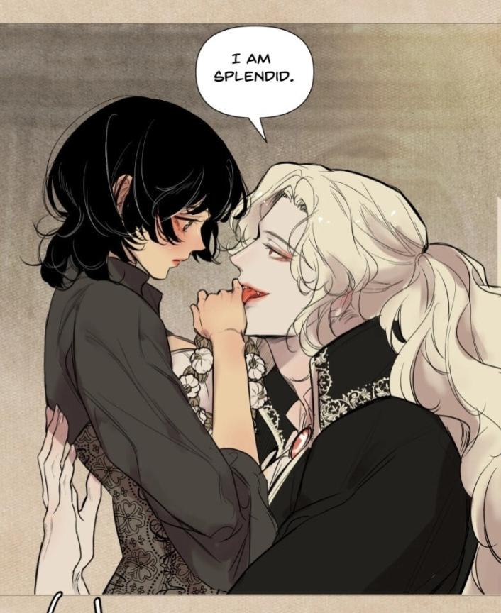Indeed you are, sir. Splendid. Magnificent. Handsome. Sexy. The whole package. [vampire