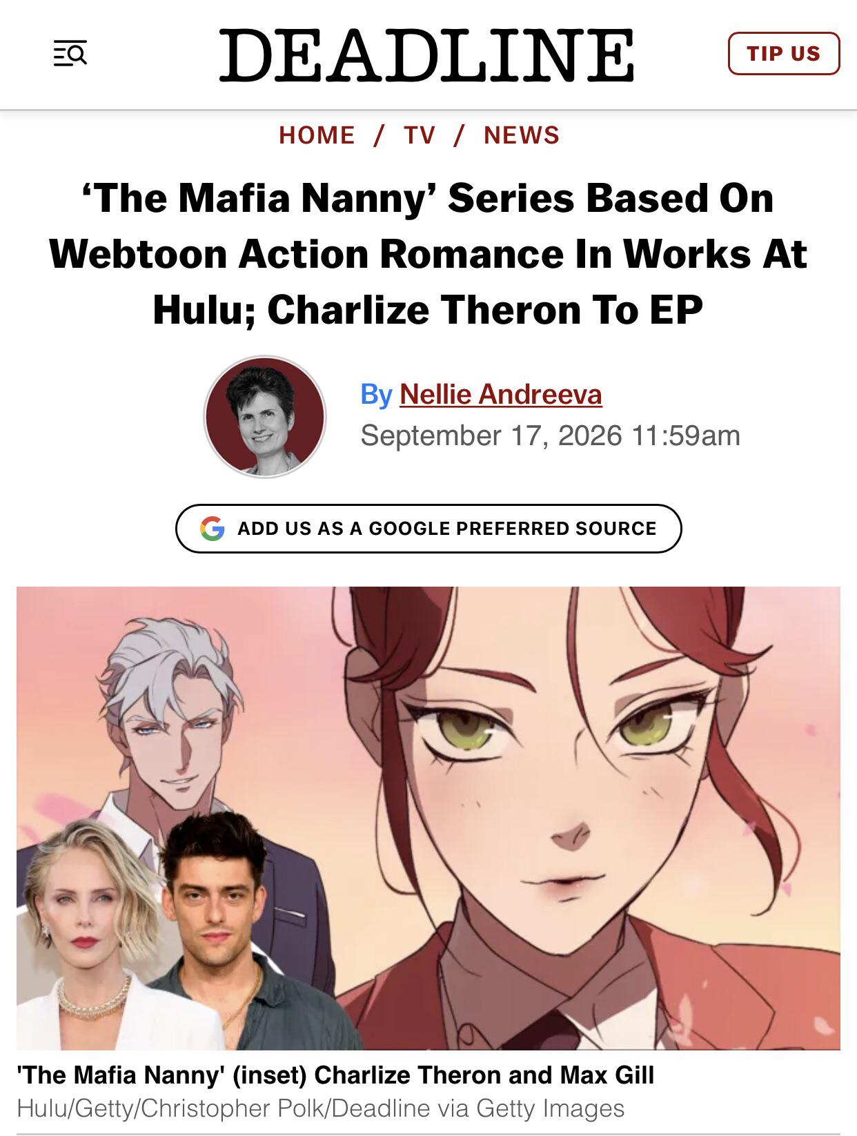 Live Action Adaptation Of ‘the Mafia Nanny’